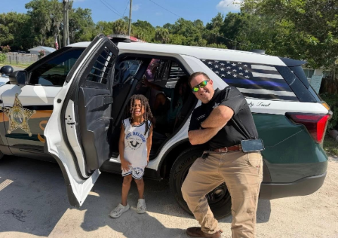 Officer visit